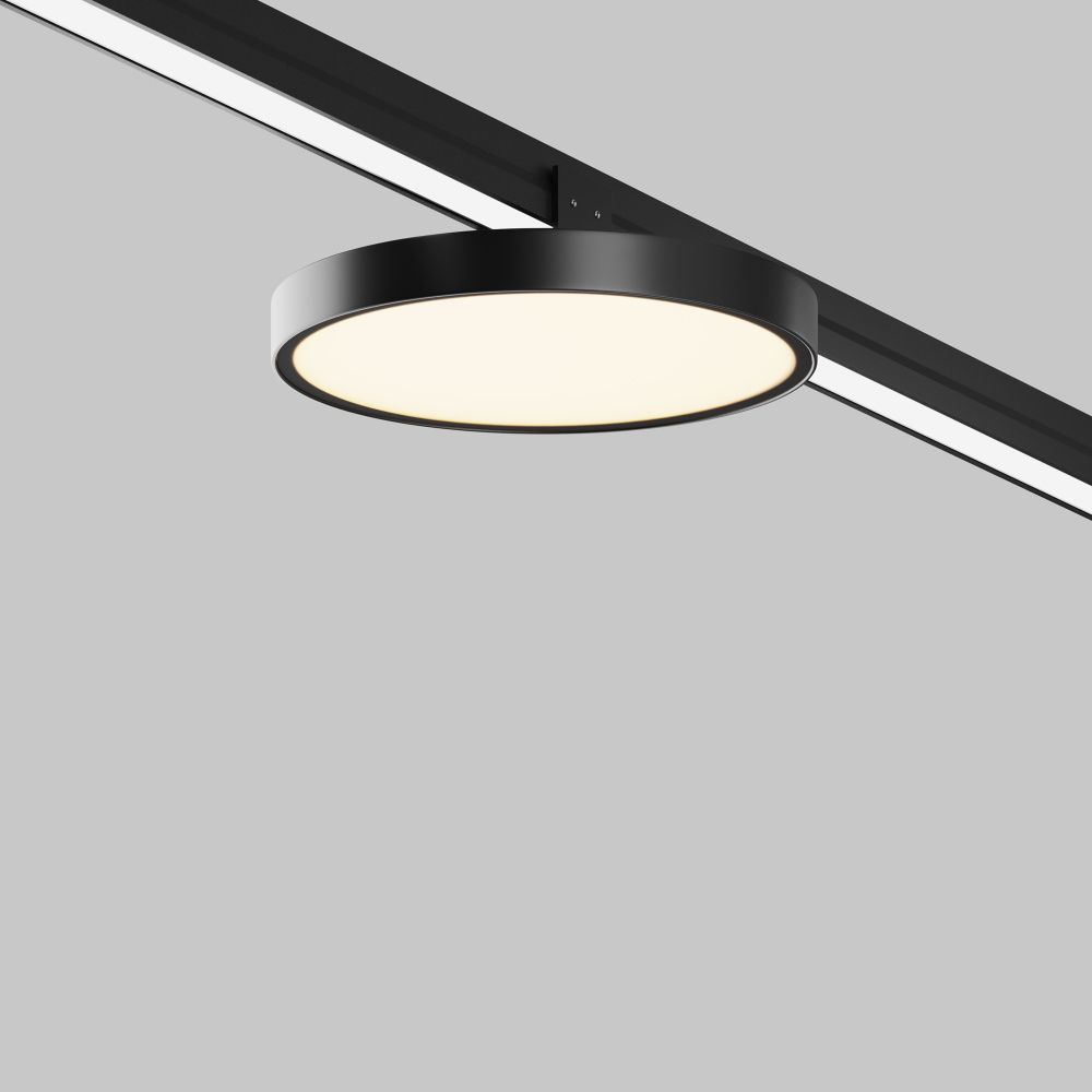 Уличный трековый светильник *18*-5,9 см, *LED*18W, 3000K, Maytoni Outdoor Zon IP O-TR01-1-F-18WB3K, Черный