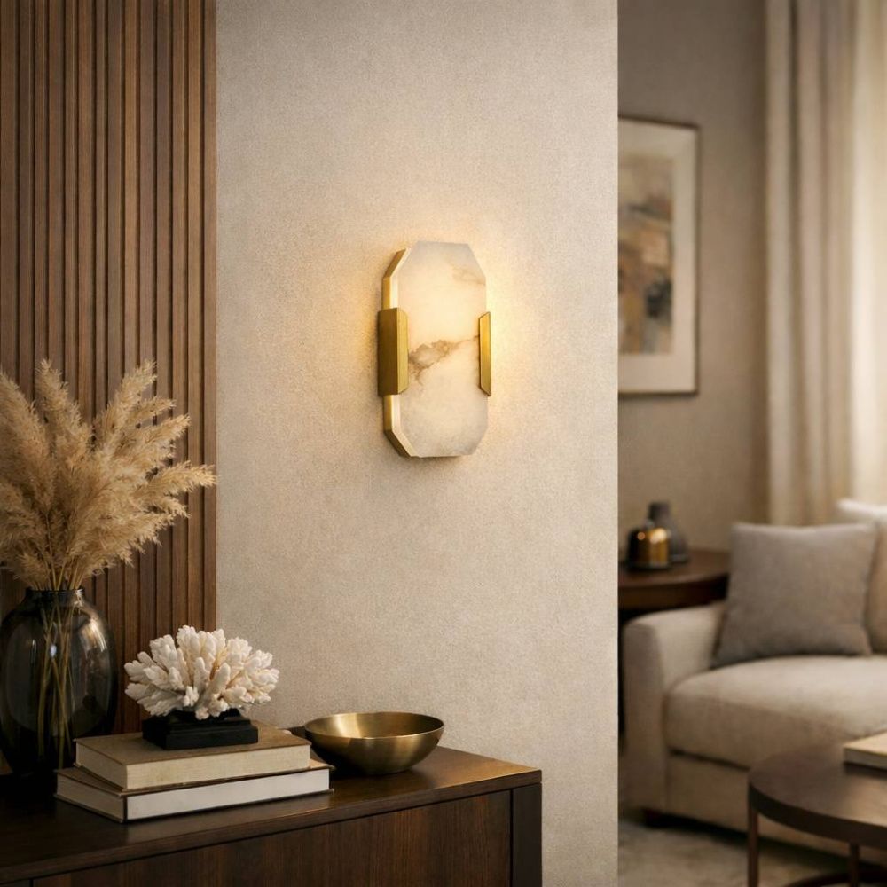 Бра 13*8*-34,5 см, *LED*8W, 4200K, Modestyle  MS.225.350 BS, Латунь