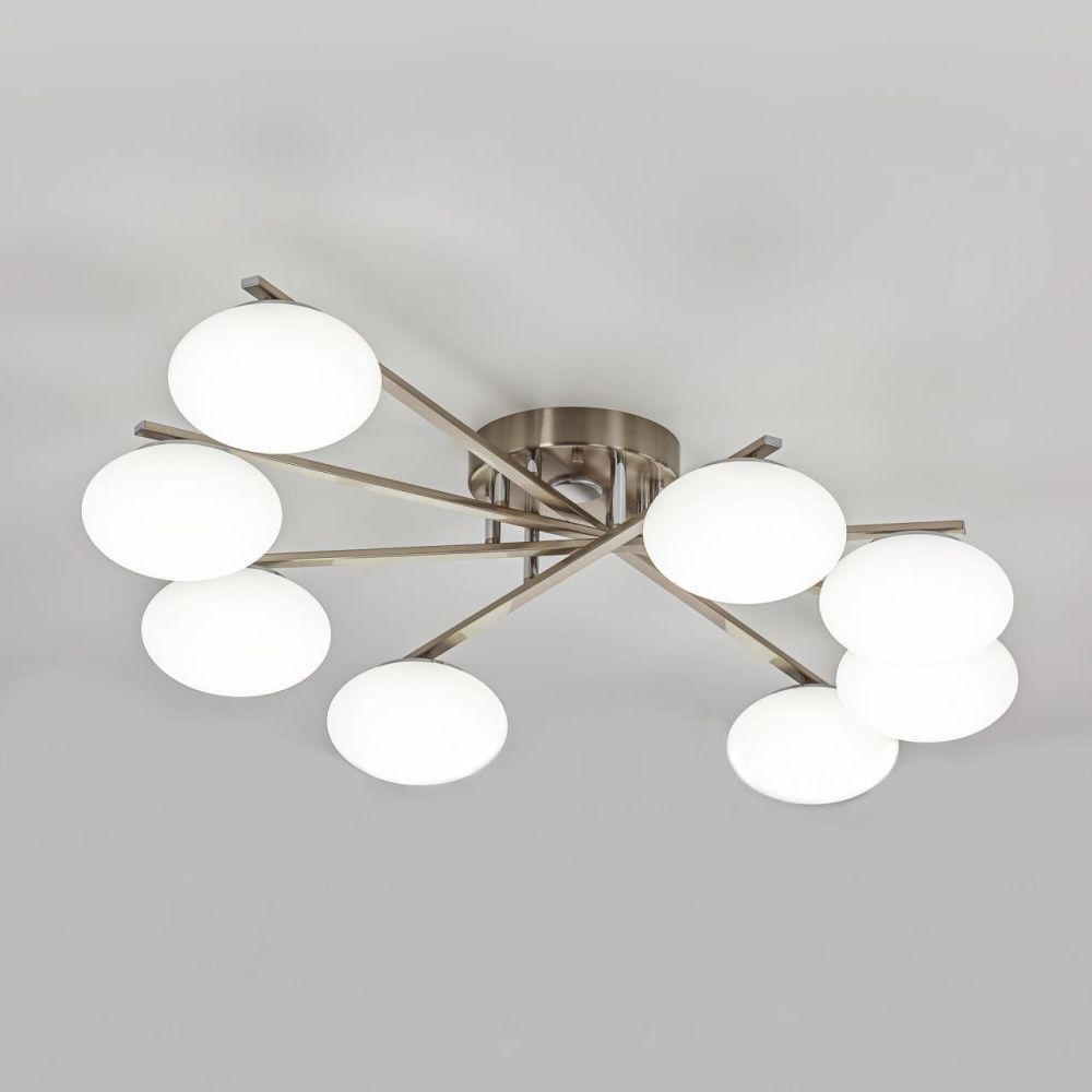 Светильник 110 см, 96W, 3000-5500K, Citilux ATMAN SMART CL226A181 LED RGB, матовый хром