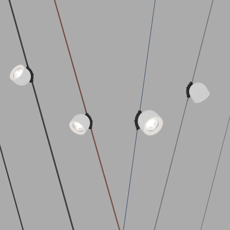 Светильник на шине *10*10,7- см, *LED*12W, 2700-6000K, Denkirs BELTY SPOT DK5640-WH+BK, черный пластик