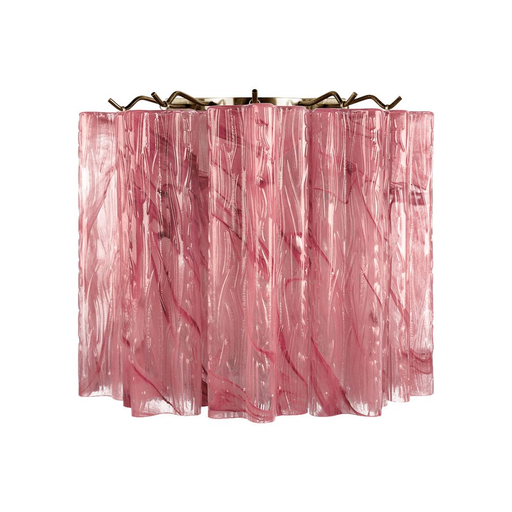 Настенный светильник 25 см, Loft IT Murano 10580W Pink, бронза
