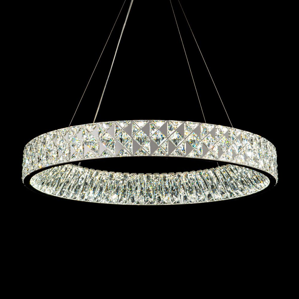 Люстра *80*10 см, LED*89W, 3000-6000K, Modelux  ML.335.800 CR, Хром