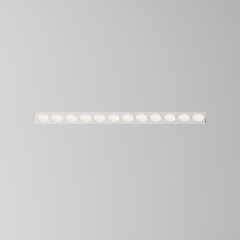 Встраиваемый светильник  DL065-20W3-6K-TRS-W 30,3*2,95*-6 см, *LED*20W, 6000K, Maytoni technical Points DL065-20W3-6K-TRS-W, Белый