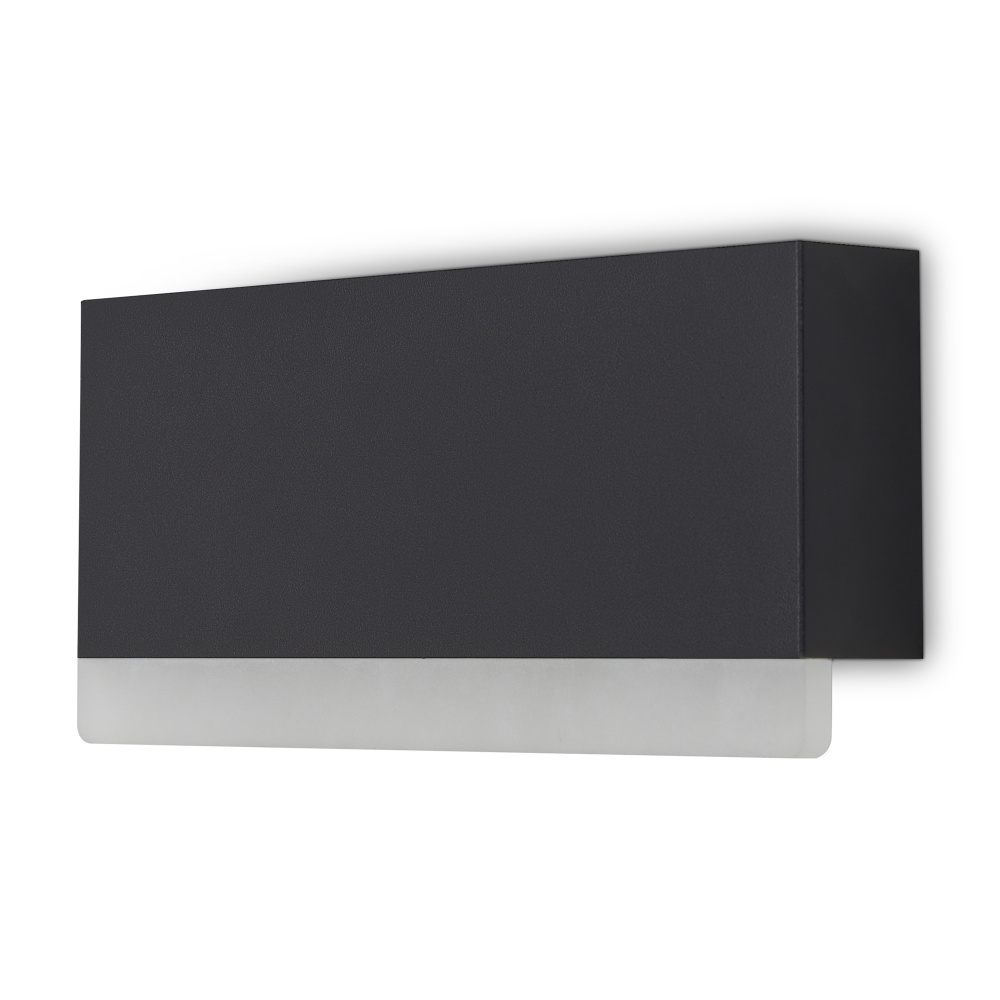 Бра 24*10,5*-3,5 см, *LED*10W, 4000K, Freya Поток / Flux FR6158WL-L10B, Черный