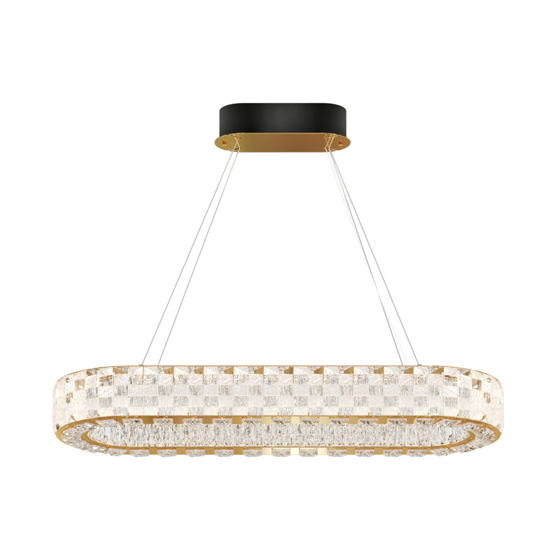 Подвесная люстра 95*35*318 см, LED, 3000К, Maytoni CASTELLO  MOD336PL-L130G3K золотой