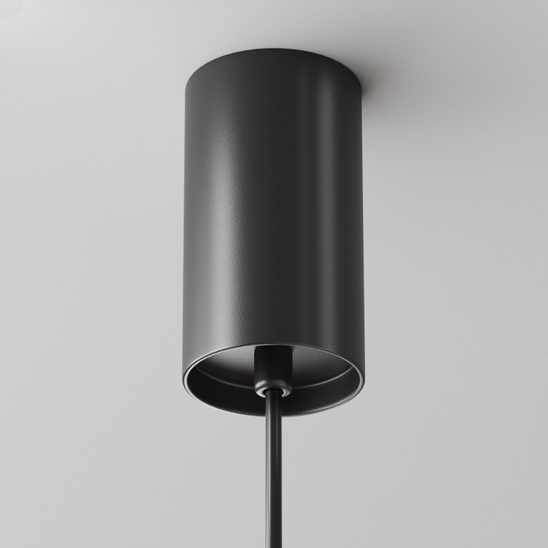 Подвесной светильник 3,5*3,5*58 см,  LED, 12W, 3000К, Maytoni Technical Jelly P105PL-12W3K-B черный