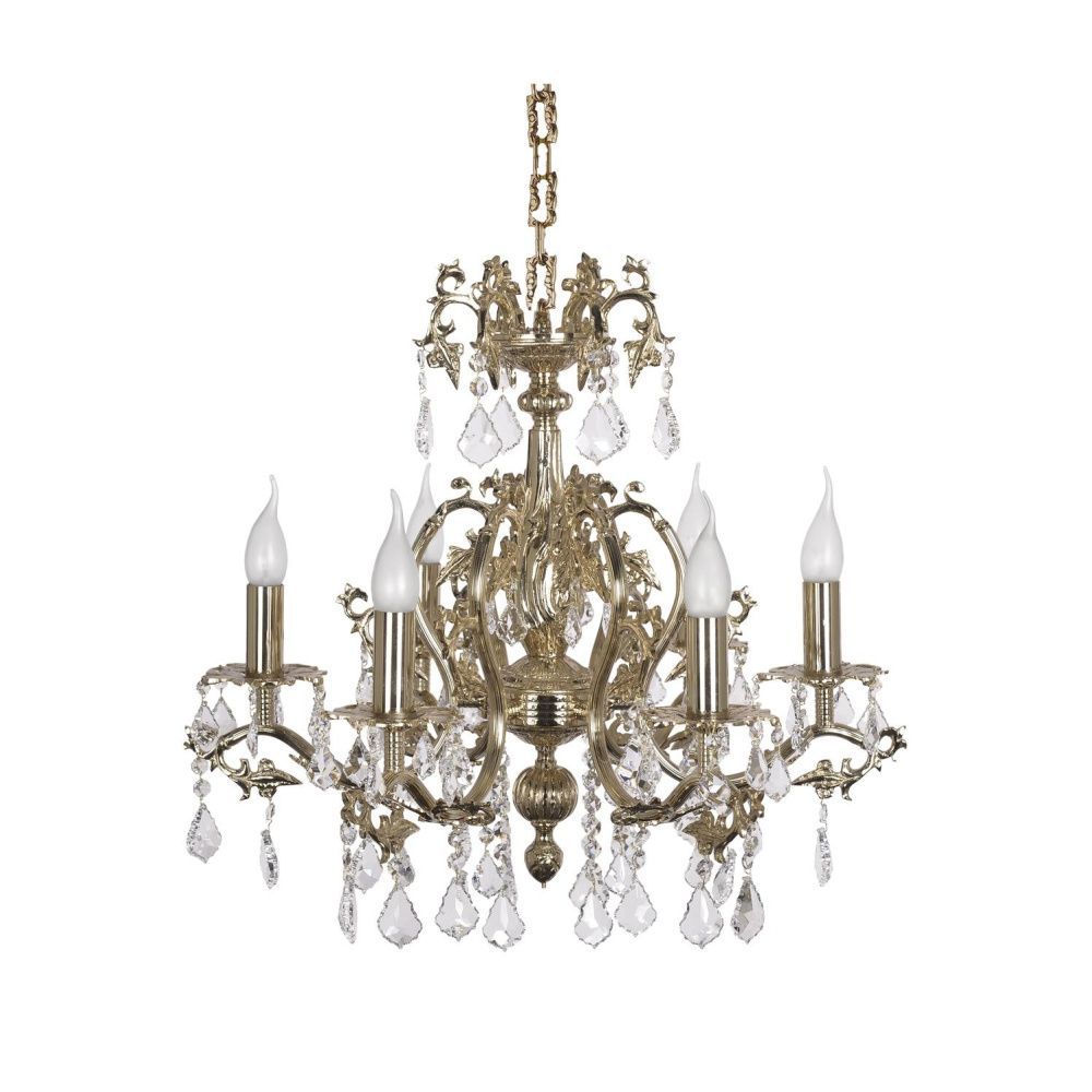 Люстра *58*58 см, 6*E14*40W, Dio D`arte Sorrento Gold Sorrento E 1.1.6.600 G, Золото