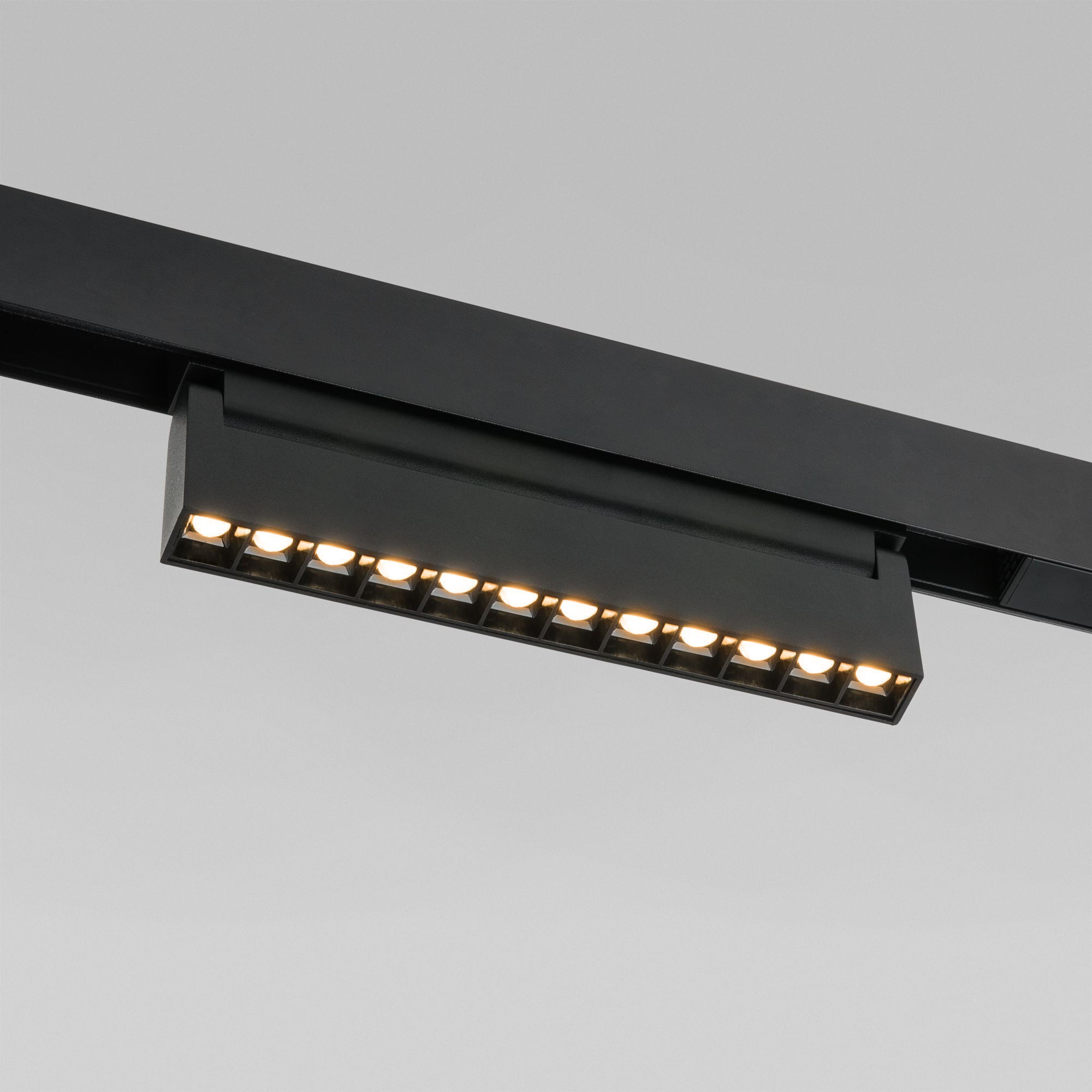Трековый светильник 22 см, 12W, 3000K, Elektrostandard Slim Magnetic HL02 85010/01, черный