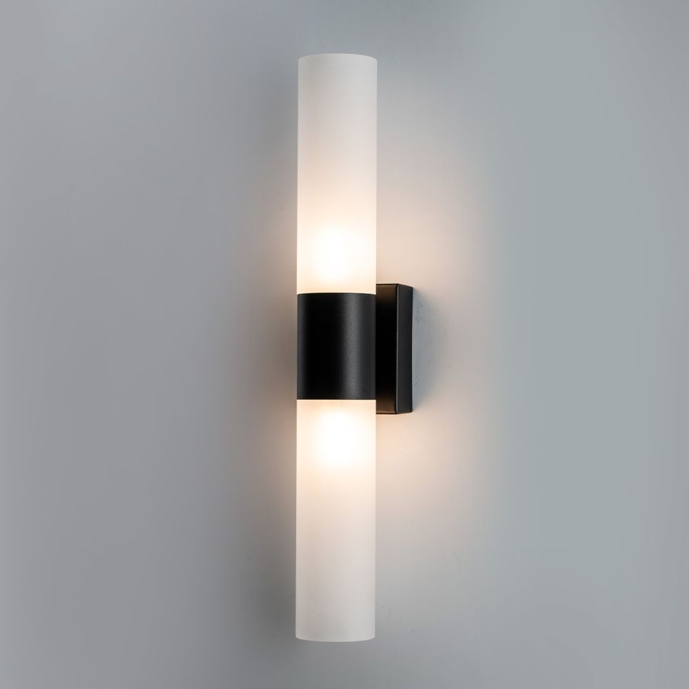 Настенный светильник 7x10x44см, G9, 2xG9Вт, , Modelux MS.1220.02 BK Черный