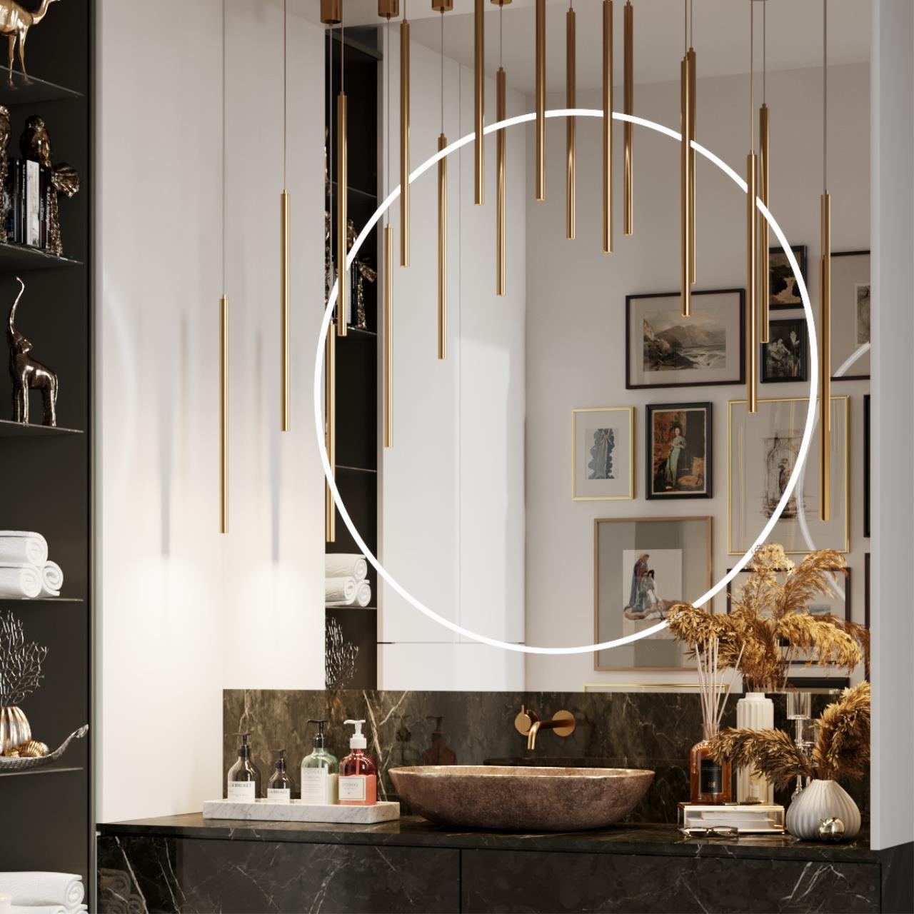 Светодиодный светильник 3 см, 3W, 3000K, Odeon Light FIANO 4374/3L, золото