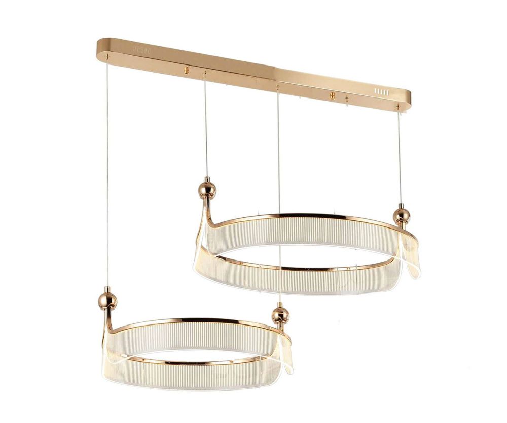 Светильник 115 см, 99W, 3000K, Kink Light 08045-80+60,37, золото