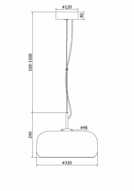 Светильник подвесной Maytoni LED Madmen MOD127PL-L6SG, 6W LED, 3000K, бронза