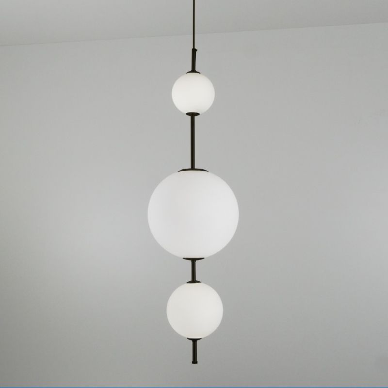 Светильник ElegantLight DZN-13549 ЧЕРНЫЙ  D250/H850-2000/3/LED/18W/4500K (150+200+100mm) 24-12