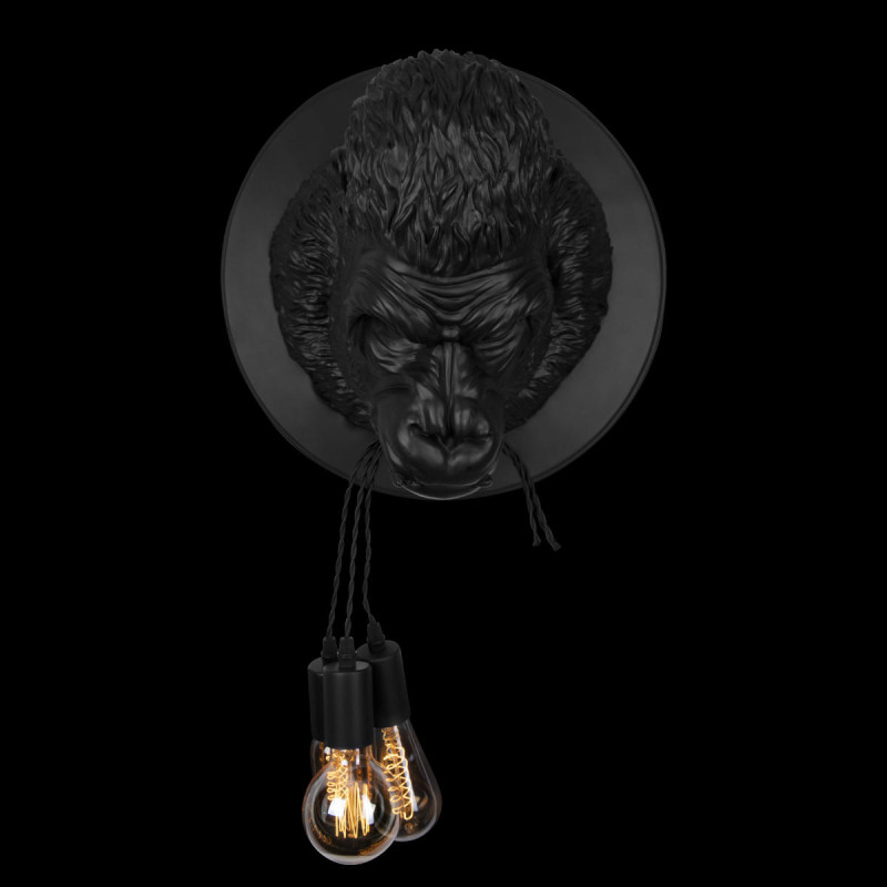 Светильник *41 см, 3*E27*W, Loft It 10178 Black Gorilla, Черный