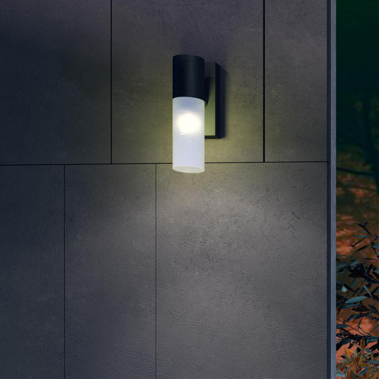 Светильник ландшафтный 13*6,5*25 см, E27 18 W, К Черный Novotech Street 370960 IP54