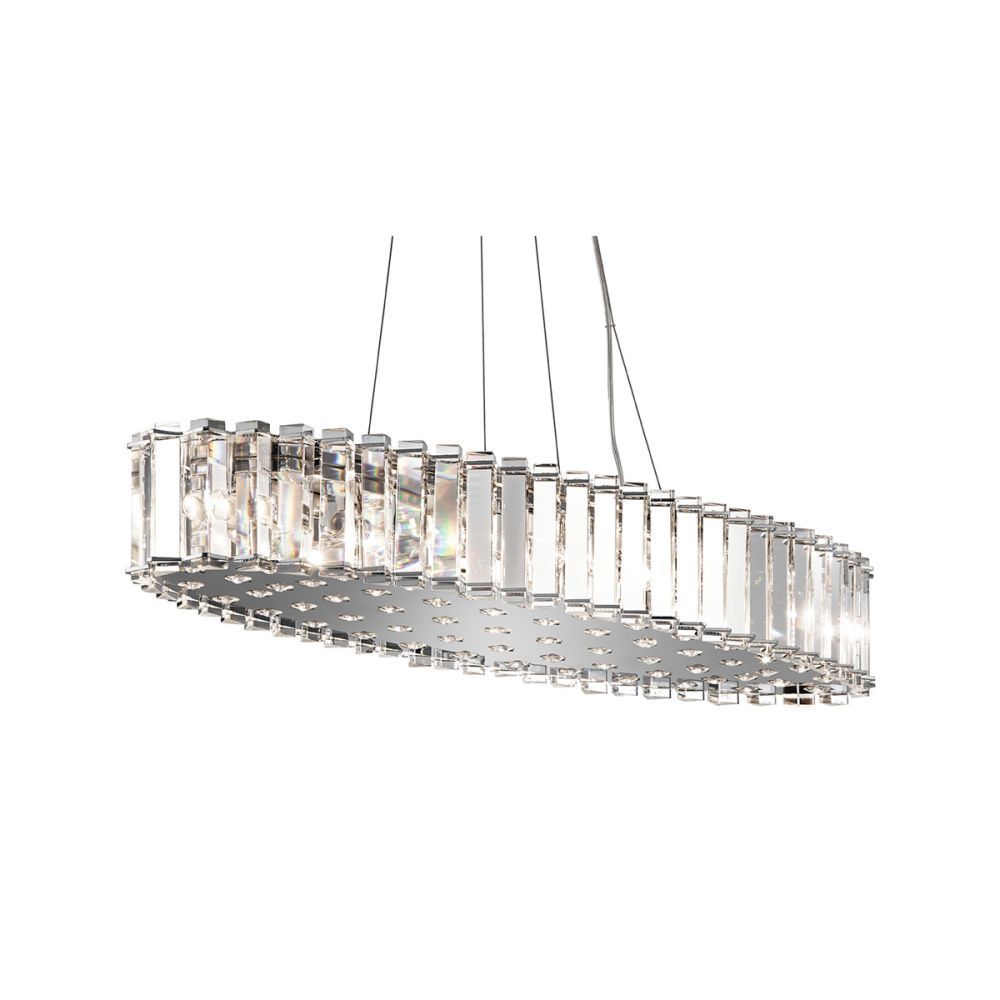 Подвесной светильник *89*14-199 см, G9*3,5W, Natural Concepts Kichler Crystal Skye FE-BELLINI6, черный