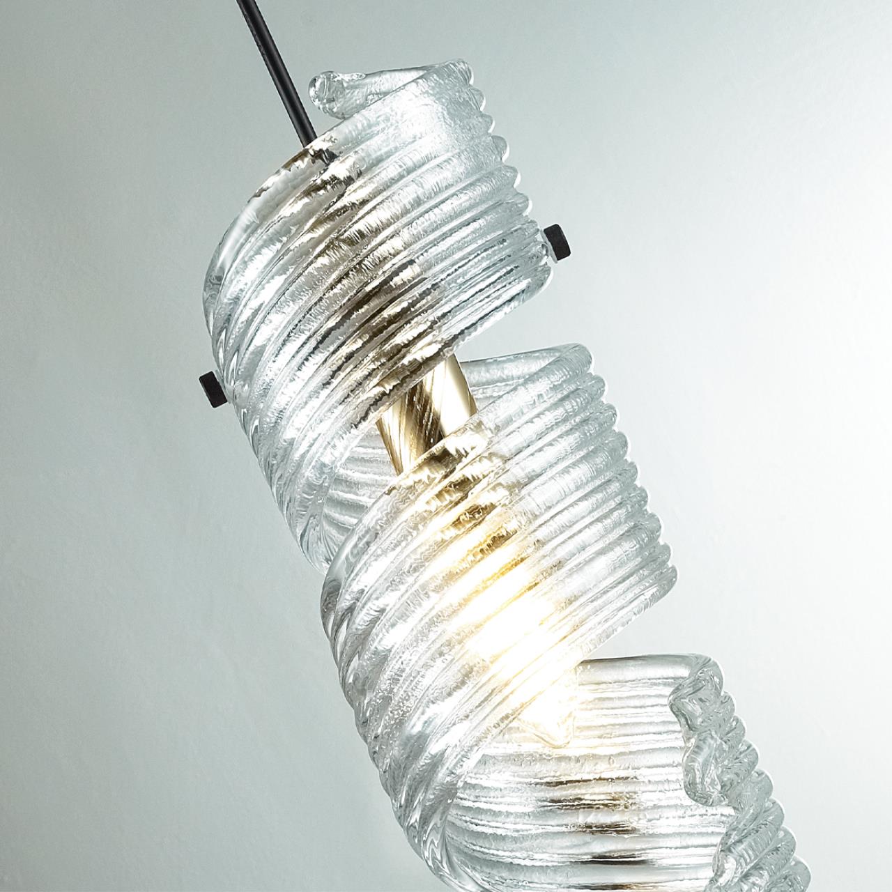 Подвес/бра 1*E14*40W Odeon Light Fusilli 5439/1, черный