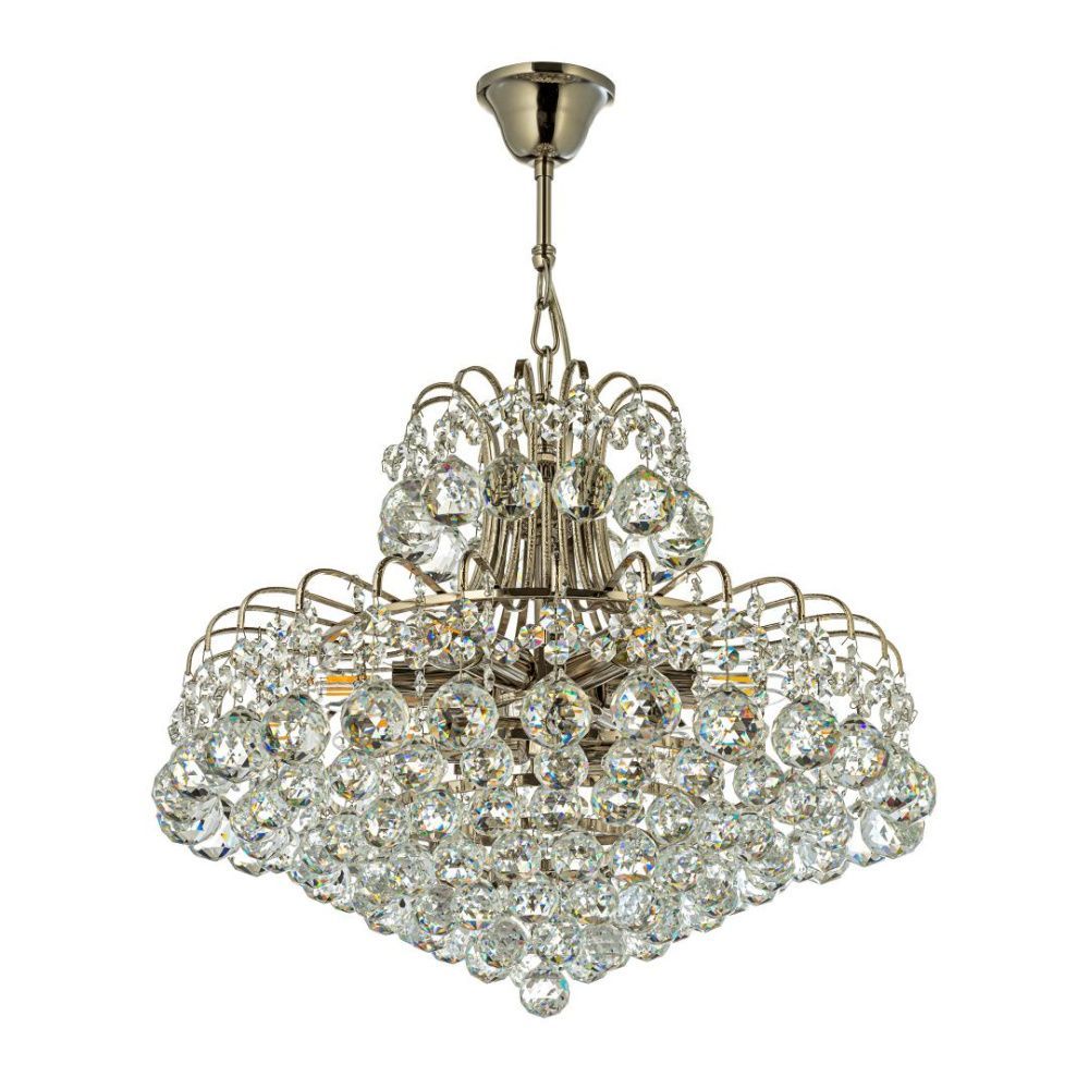 Люстра *48*37 см, 8*E14*40W, Arti Lampadari Alanno Alanno E 1.5.50.100 N, Матовый никель