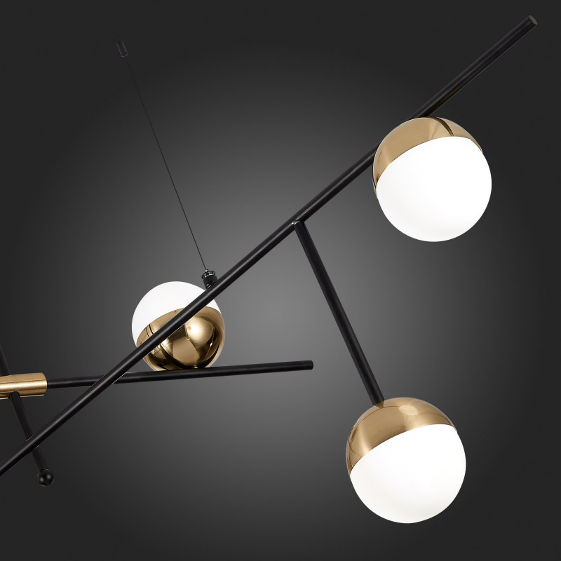 Люстра потолочная 164*20 см, ST LUCE ALBERO SL1507.422.06 Черный
