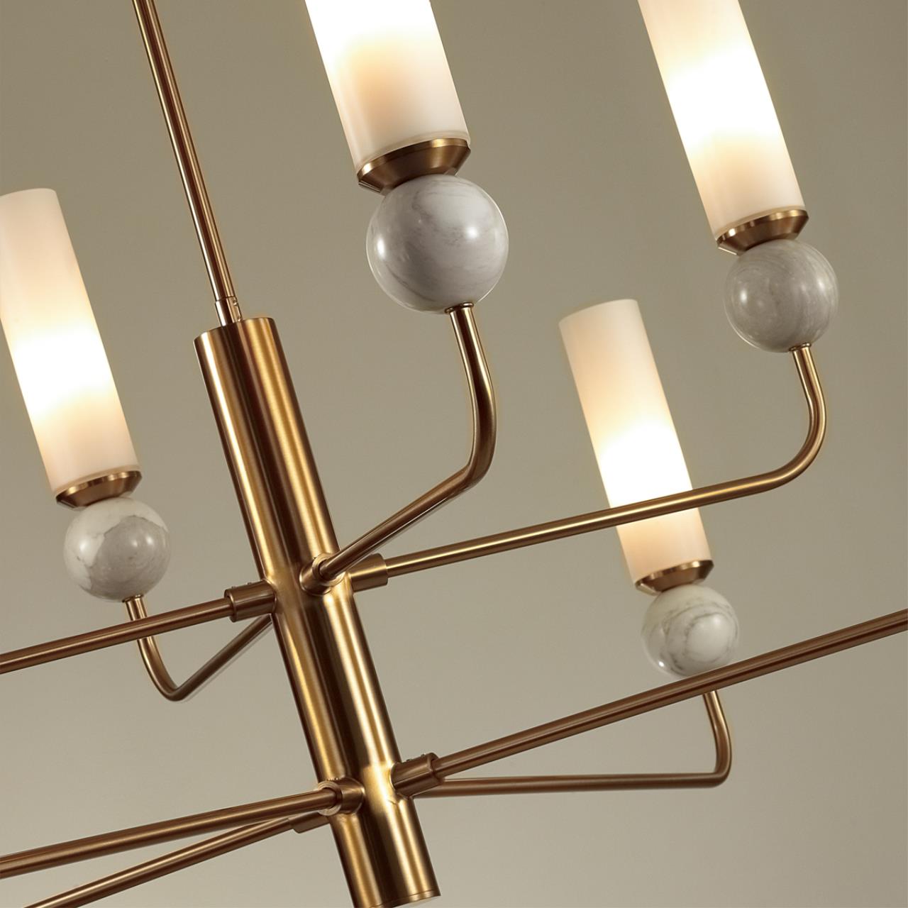 Светильник 126 см, Odeon Light Lolla 4359/8, латунь