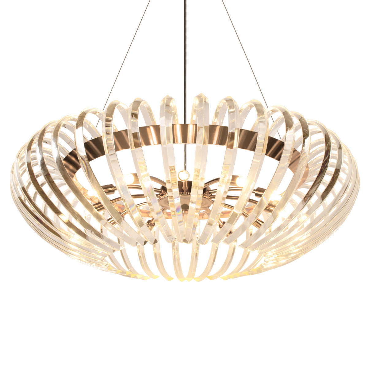 Подвесной светильник 80*25 см, 12*E14 LOFT IT Dakota французское золото 10300/800 French gold