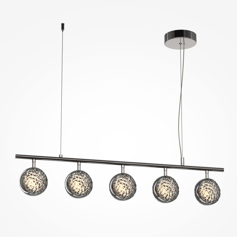 Подвесной светильник 101*16*320 см, LED, 48W, 3000К, Maytoni Mind MOD299PL-L48BC3K черный