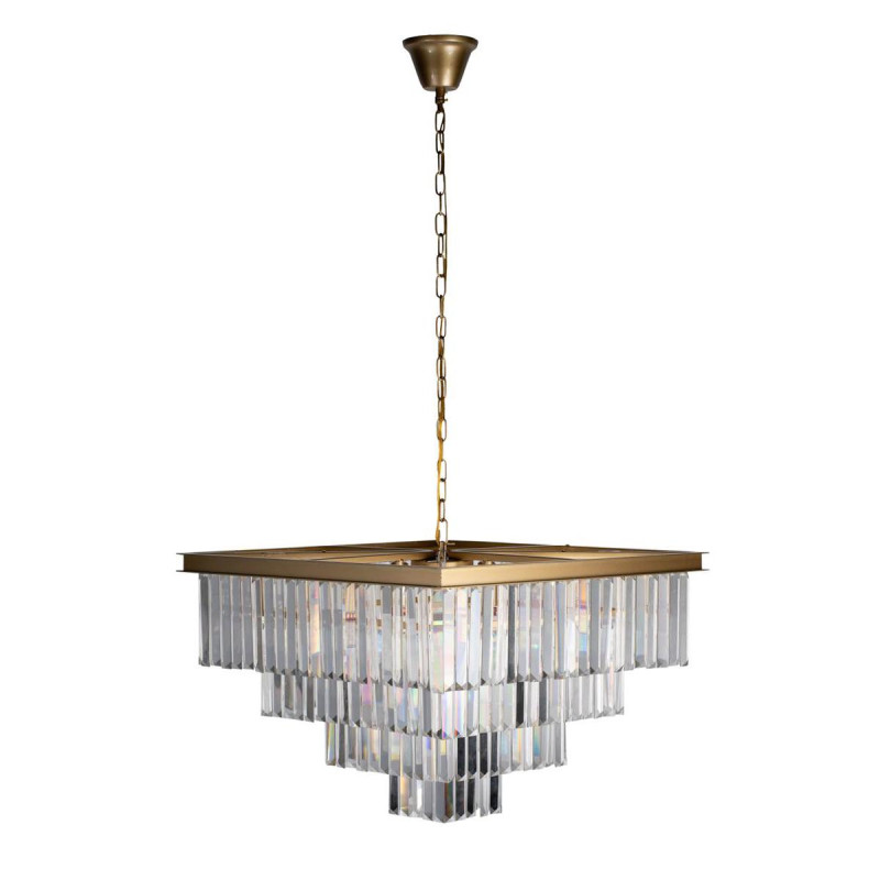 Подвесная люстра Loft IT Prism Clear 10019/600S, золото