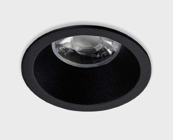 Встраиваемый светодиодный светильник Italline DL 3241 black, 10W LED, 3000K, черный