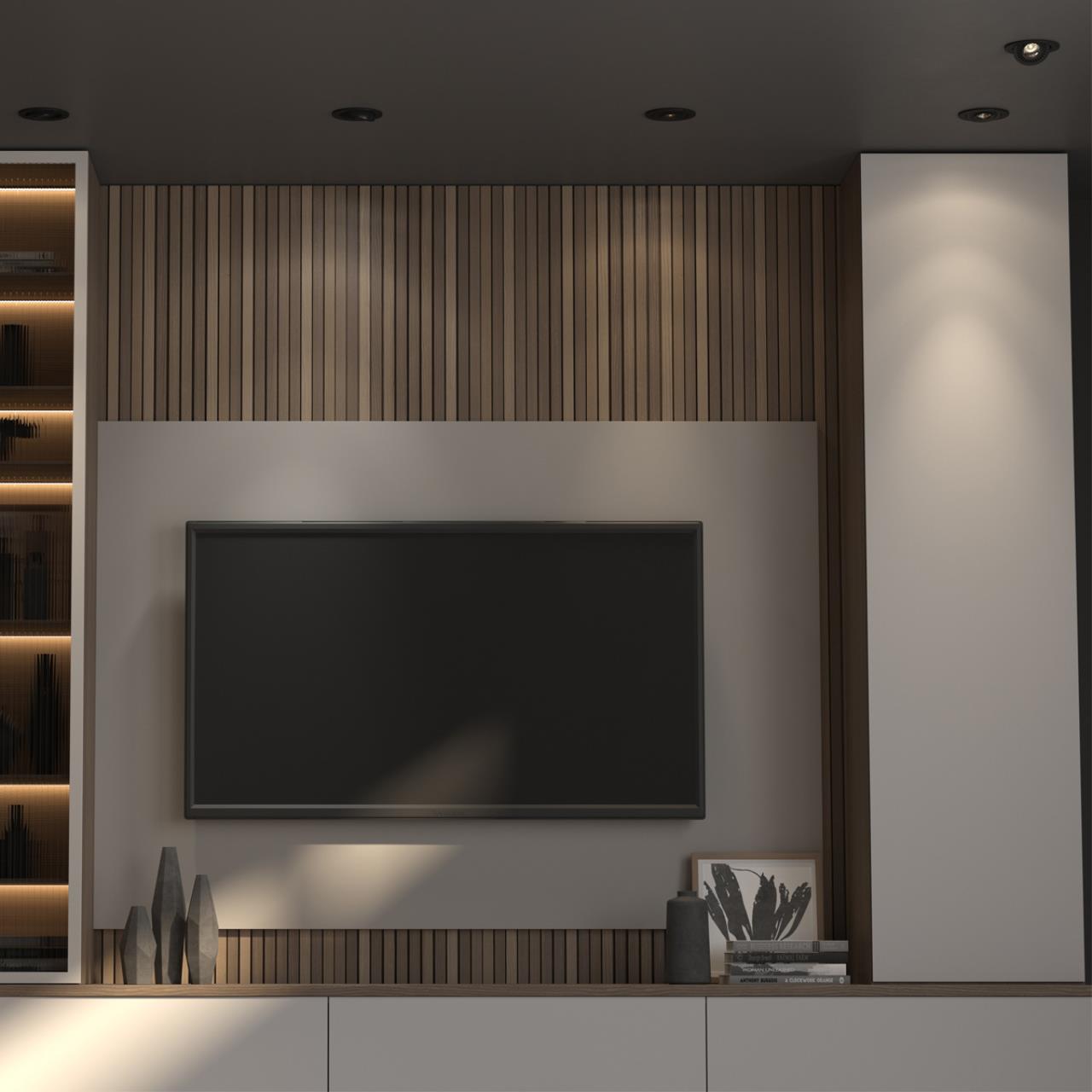 Светодиодный светильник 14 см, 18W, 4000K, Novotech Gesso 358818, черный