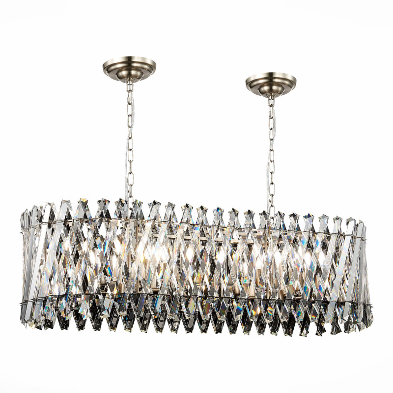 Люстра подвесная 100*35 см, ST LUCE FABIO SL1170.103.12 Никель