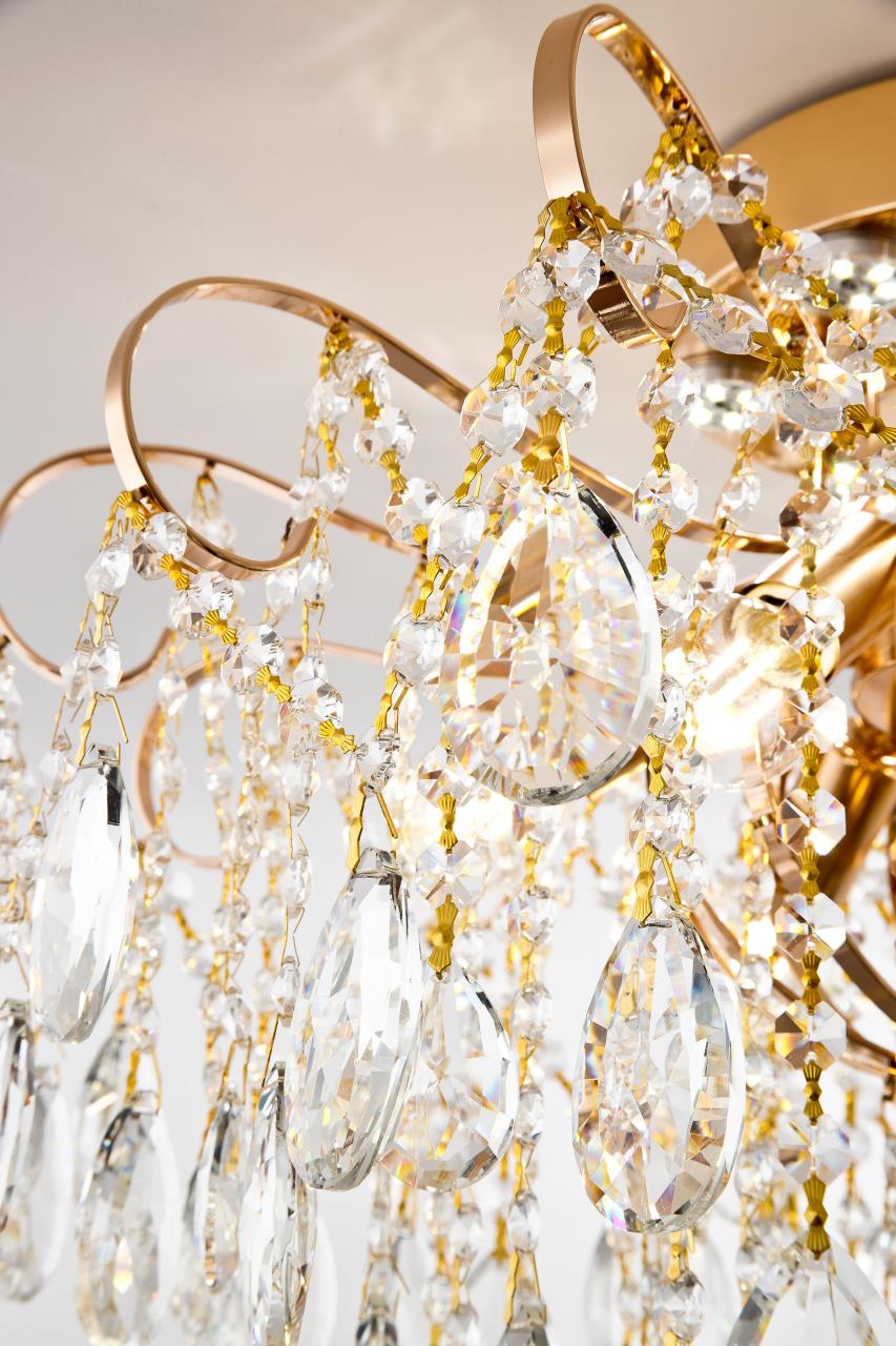 Люстра 57*57*43 см, Е14/LED 6x40W, Золото MODELUX ML.1702.6 GD