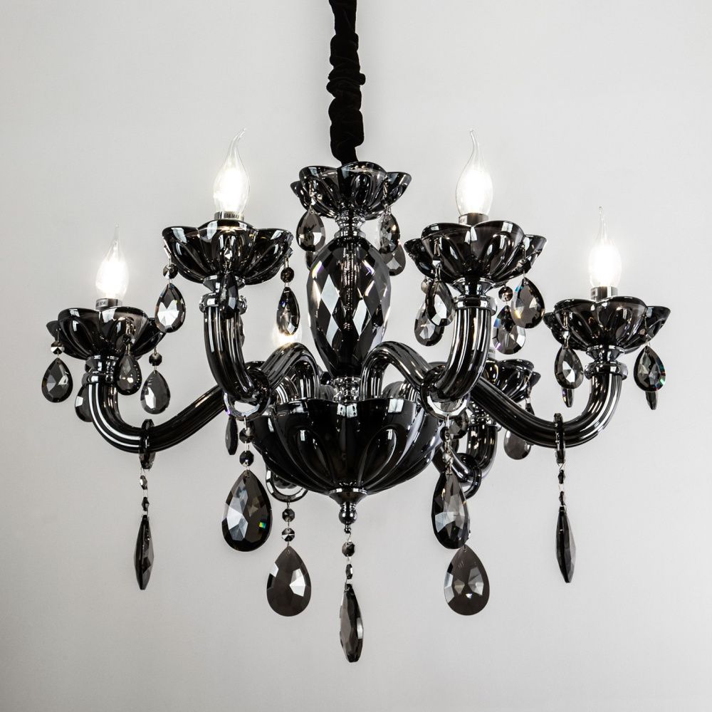 Подвесная люстра 64*64*115 см, Е14 6x40W, , Хром MODELUX premium ML.7148.6P