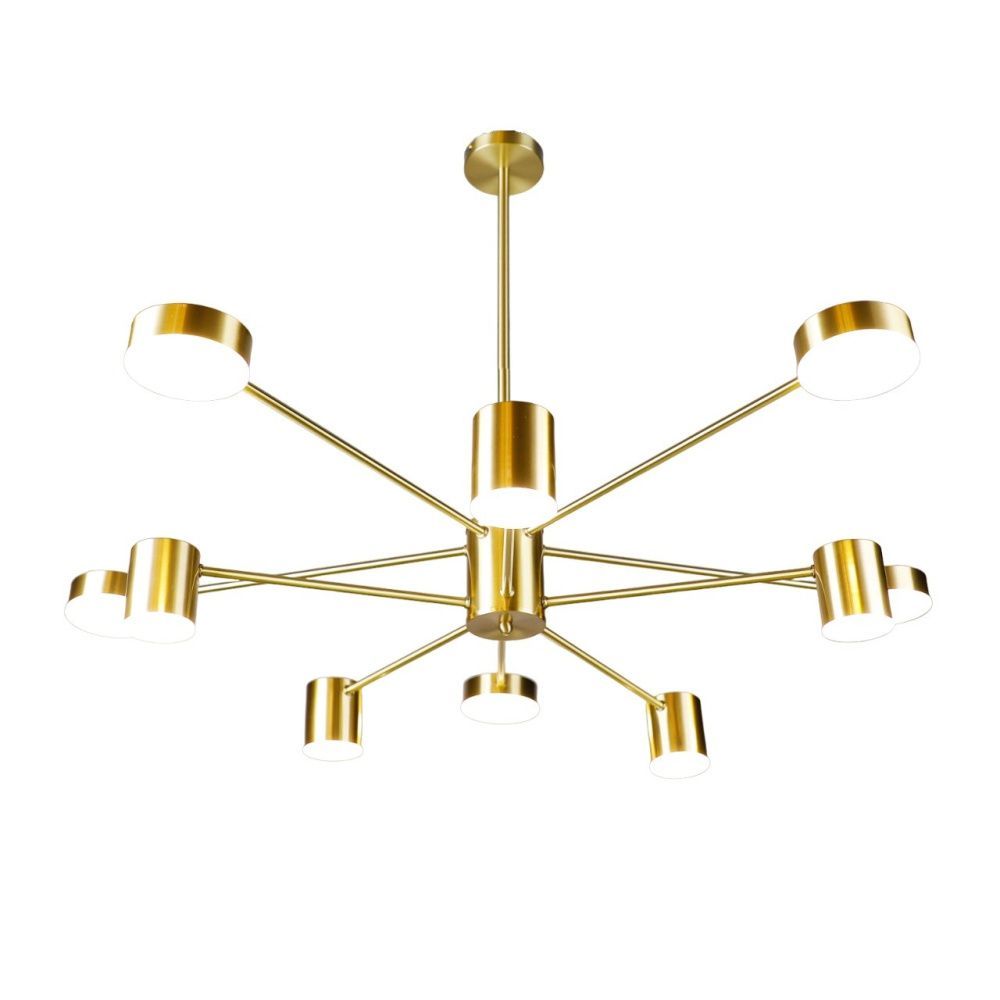 Люстра 101*101*67 см, 10*LED*58.5W, 3000 - 6000K Gerhort G31204/10COP WT, Медь