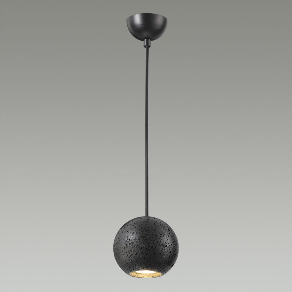 Светильник 12 см, Odeon Light 6626/1LU, черный