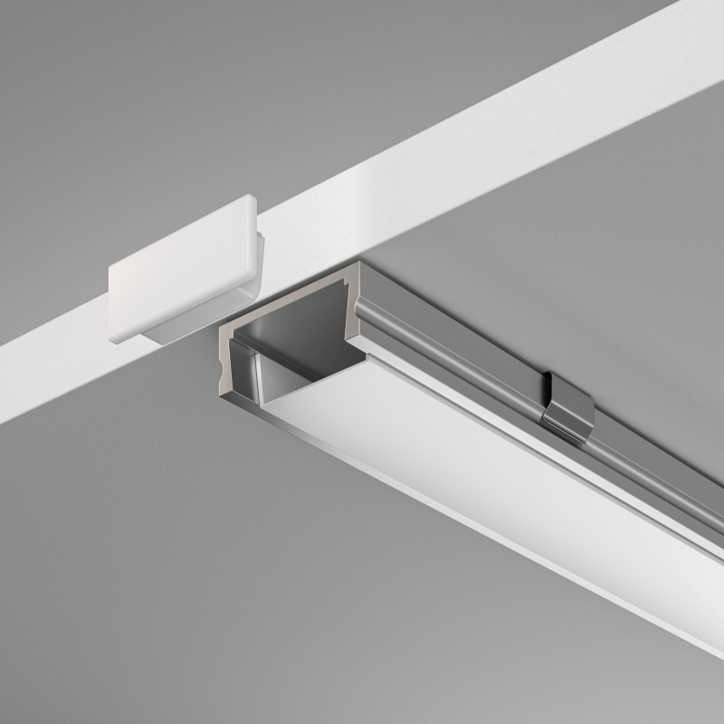 Алюминиевый профиль Накладной 2000*15*6 мм Maytoni Technical Led Strip ALM001S-2M Серебро, цена за штуку
