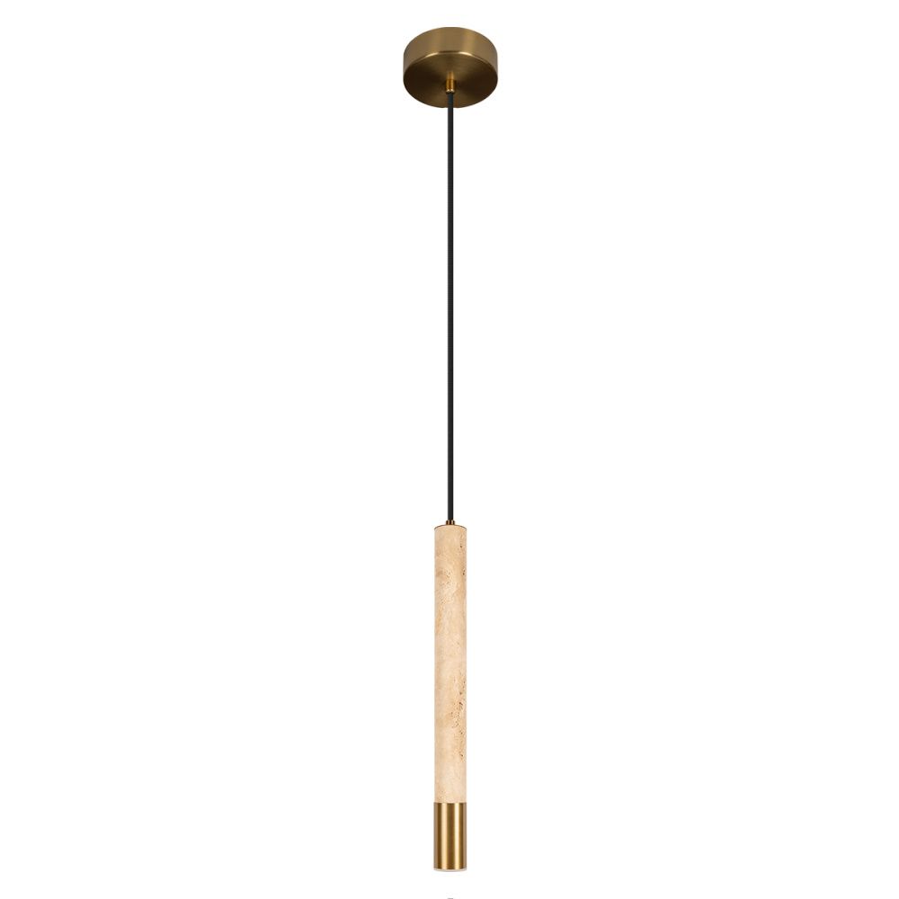 Подвесной светильник 4 см, Loft IT Everest 10583D Bronze, бронза-травертин