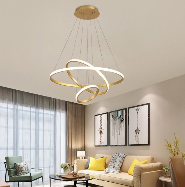Светильник SP.28589 золото D200+400+600/H1000/3/LED/90W 2.4G, без ПДУ, SPF21-10