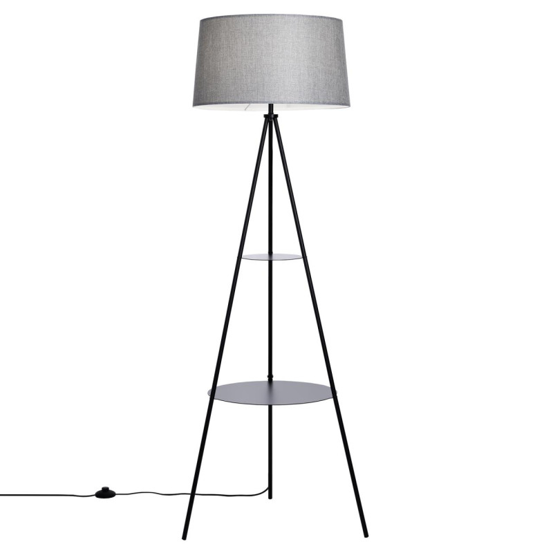 Торшер Citilux CL806022 Рейнер Черн+Серый  