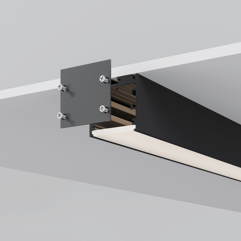 Радиусный профиль ALM-3535R-B-D-2.5M 3,5*3,5*250 см, Maytoni Led Strip черный