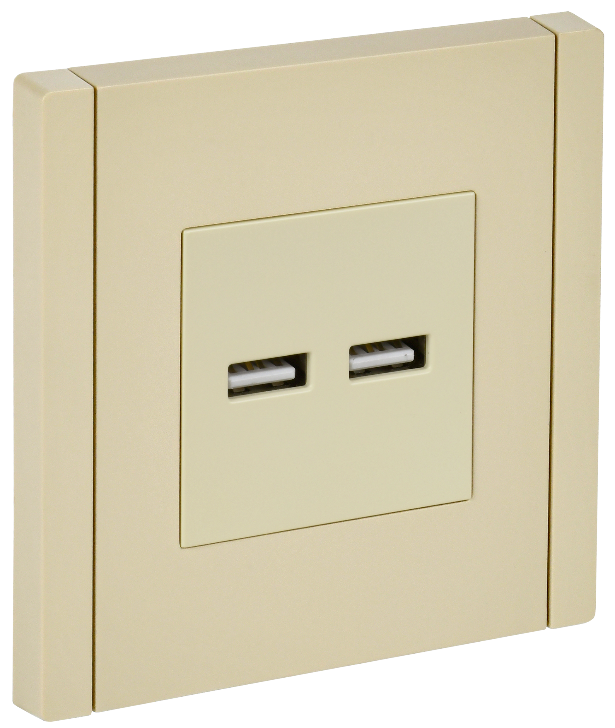 Розетка USB A+A 3,1А FP449 ваниль IEK FORTE&PIANO, FP-U21-D31-K10