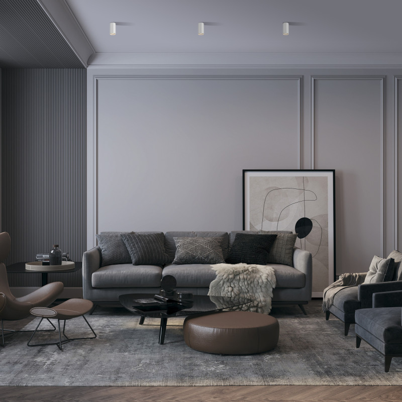 Светильник 5*5 см, GU10 10W, Maytoni Focus S C052CL-01W, белый