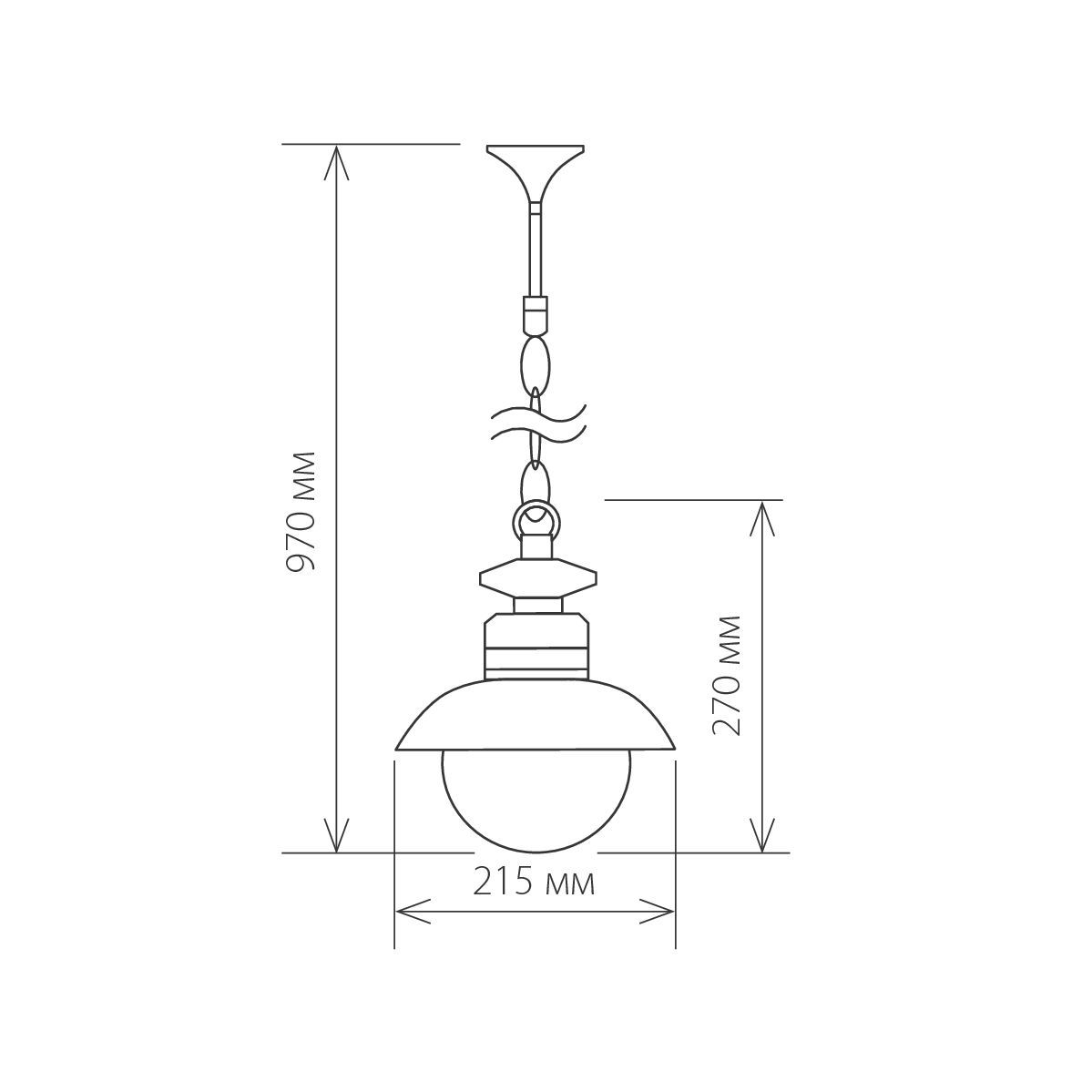 Talli H брауни уличный подвесной светильник IP44 GL 3002H Elektrostandard
