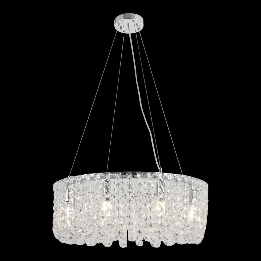 Люстра подвесная *60*35-100 см, 8*E14*60W, Lussole Starr LSP-6020, хром