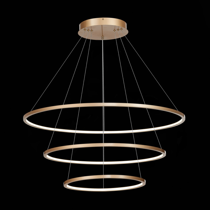 Светильник подвесной 80 см, 114W 4000K ST LUCE ST603 IN ST603.243.114 Золотистый