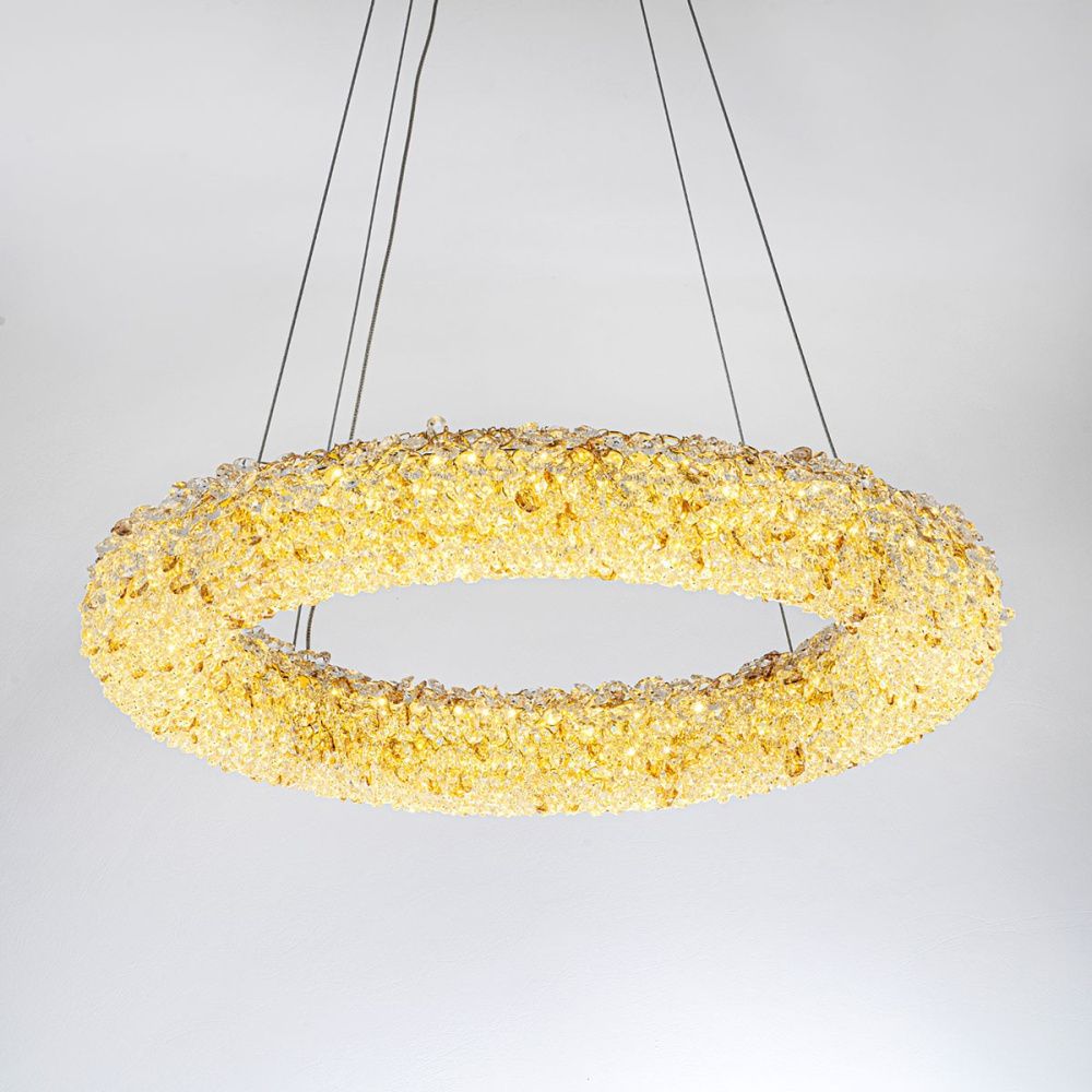 Подвесной светильник 60*30/100 см, LED 120W 2700-4600К MODESTYLE MS.6000.600 GD золото