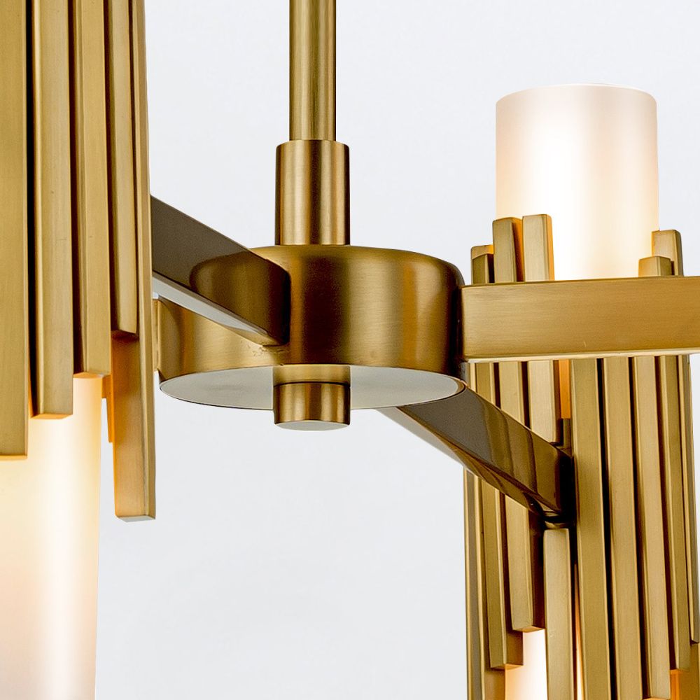 Люстра Elstead Lighting, Арт. MARVELE8-AB-OPAL