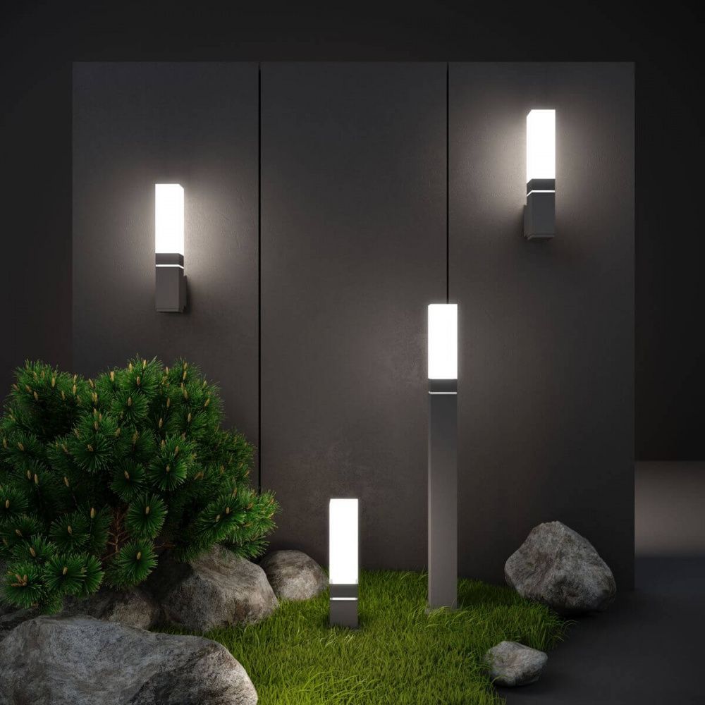 Уличный настенный светодиодный светильник IP54 серый 1534 TECHNO LED Elektrostandard