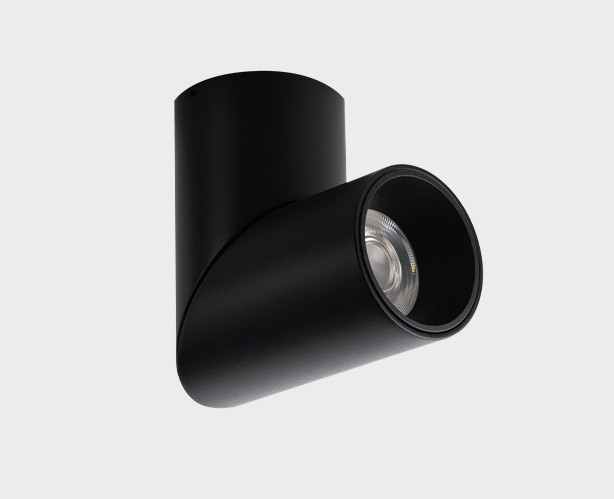 Светильник 7*7 см, LED 12W, 3000K Megalight M03-0106 black, черный
