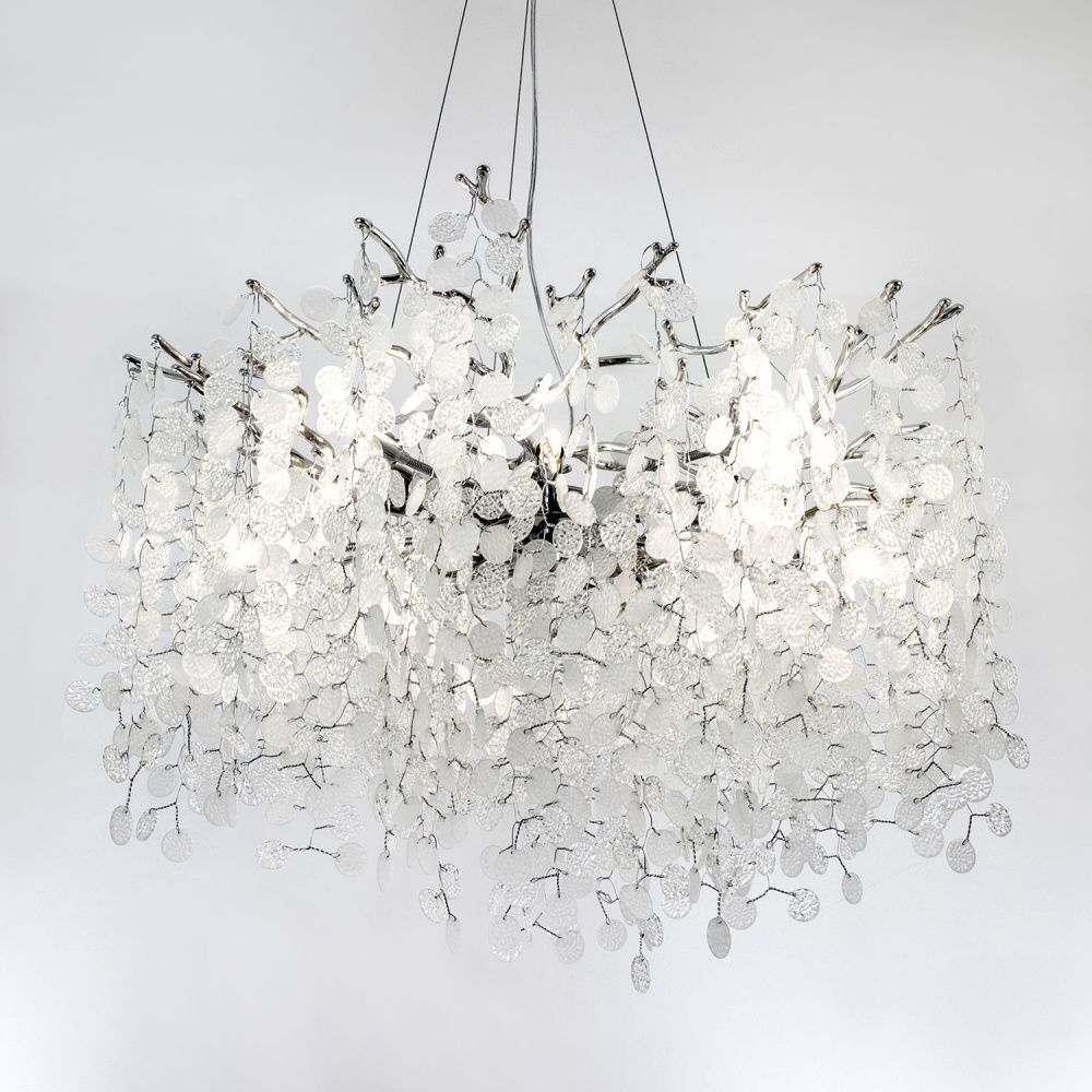 Подвесная люстра 76*76*140 см, G9 10xG9W, Хром MODESTYLE MS.2113.760