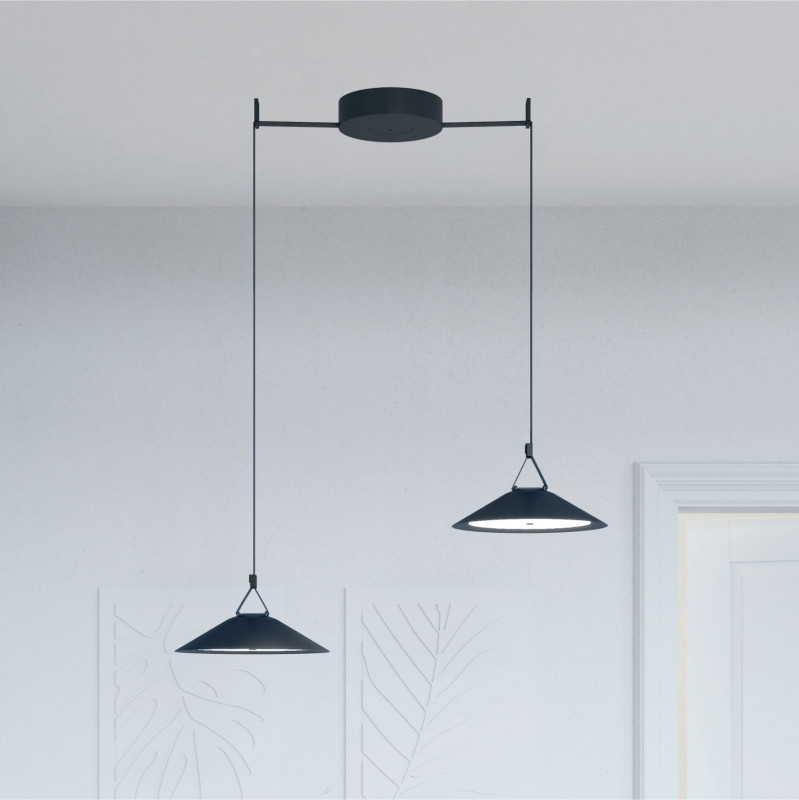 Светильник на шине 30*7,1 см, LED * 20W, 4000K, Denkirs Belty Flow DK5564-BK, черный